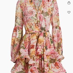 Bronx and Banco Floral Long Sleeve Dress